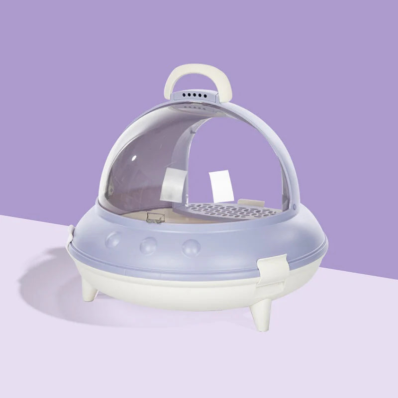 Spaceship Cat Litter Box