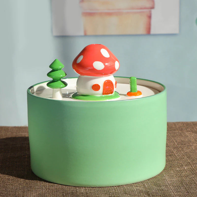 Astraltail Mushroom House Water Fountain