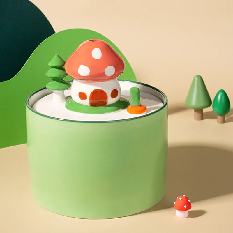 Astraltail Mushroom House Water Fountain