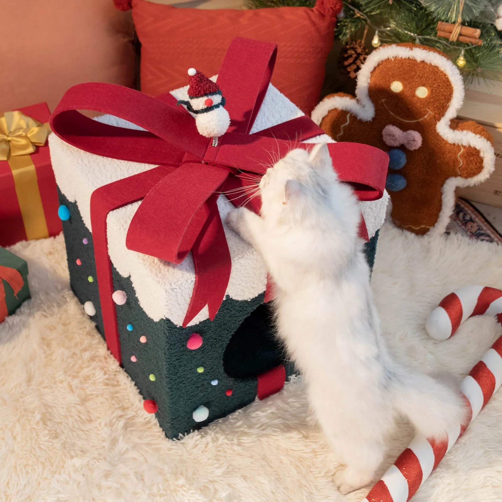 Astraltail Santa's Special Delivery Cat Bed