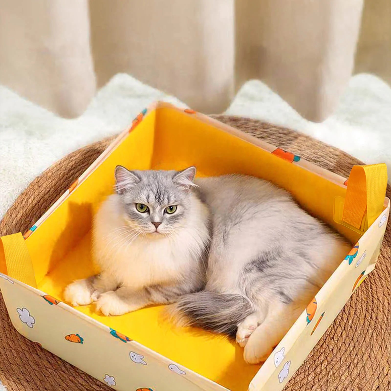 Astraltail Portable Foldable Cat Litter Box -Perfect for Travel and Easy CleanupAnywhere