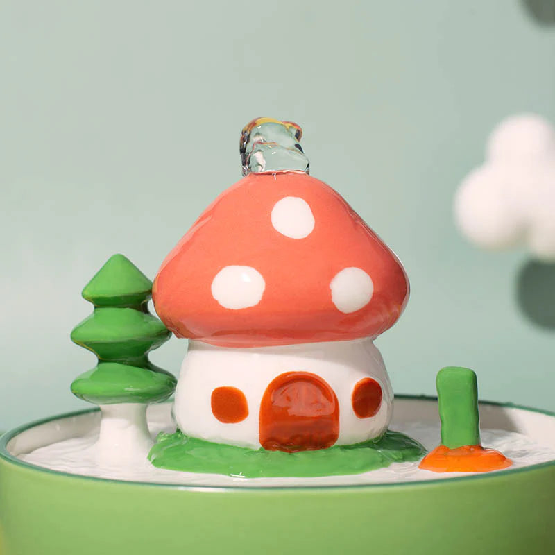 Astraltail Mushroom House Water Fountain