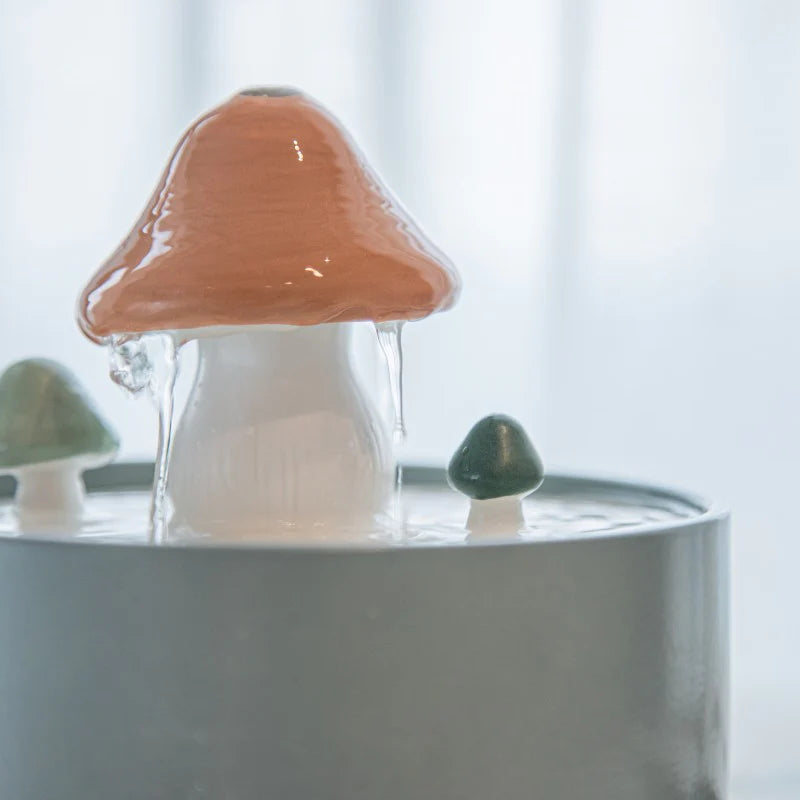 Astraltail Mushroom Cat Water Fountain