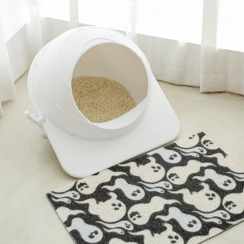 Astraltail Space Capsule Semi-Enclosed Cat Litter Box with Scoop