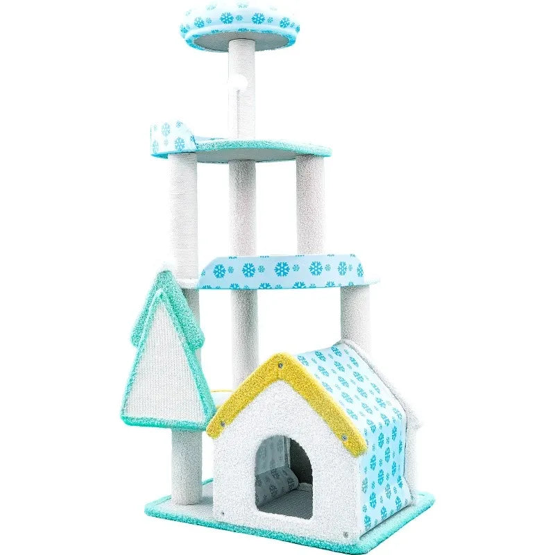 Ice Snow Cat Tree