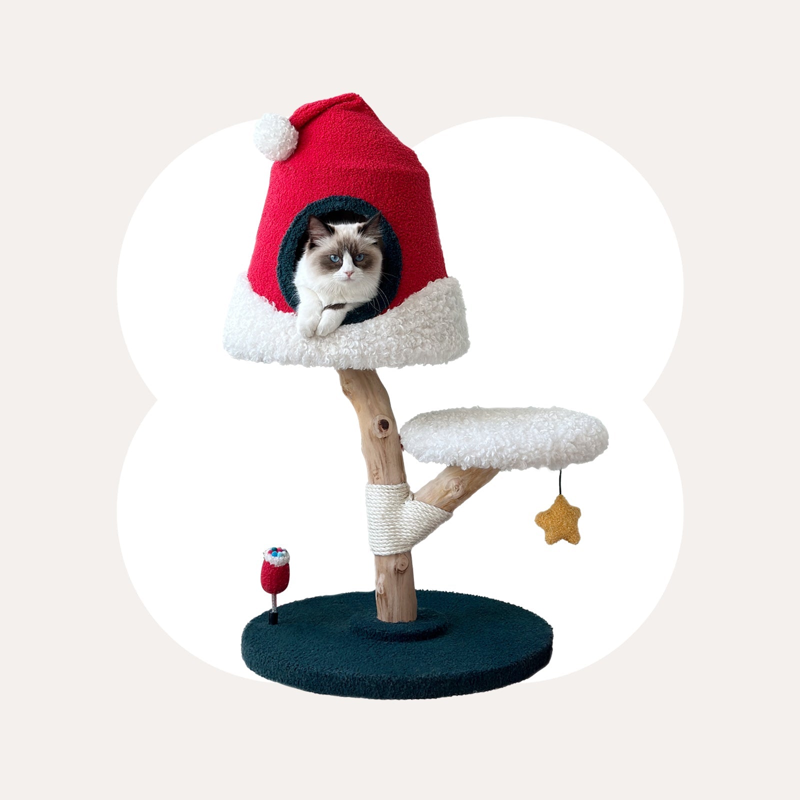 Astraltail Santa Hat Cat Tree