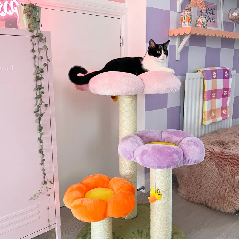 Astraltail Three Flower Cat Tree