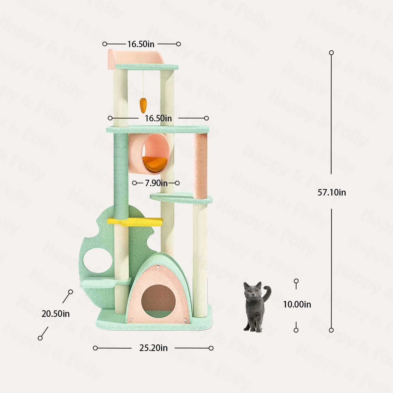 Astraltail Upgraded Wonderland Cat Tree-XL